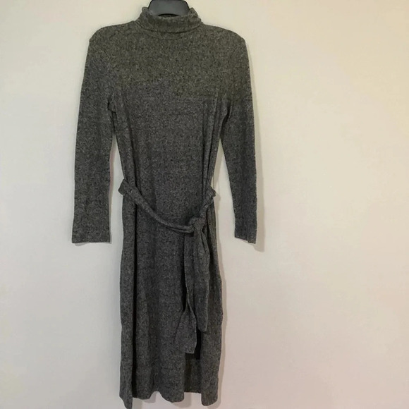 Zara Sweater Fleece Turtleneck Dress Small - Picture 1 of 7